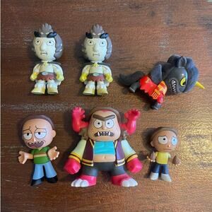 Funko Ricky & Morty Mini Figures & Tokidoki Unicornio